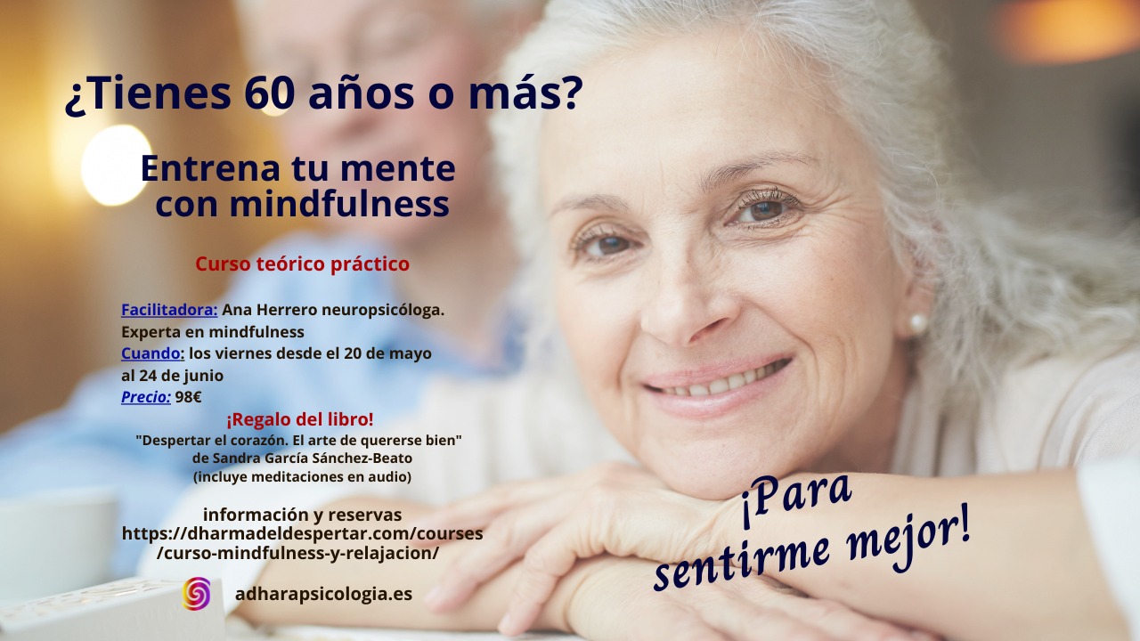 Curso mindfulness y relajación – “Mantén ágil tu cerebro y sano tu corazón”
